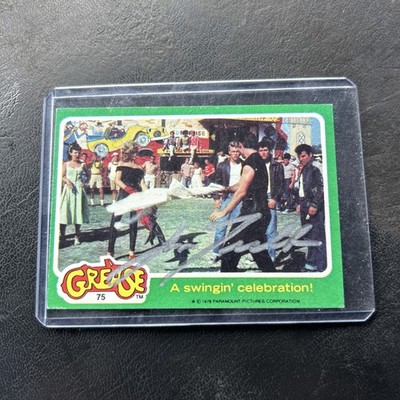John Travolta SIGNED 1978 Topps Grease Movie Card #75