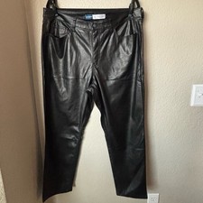 Old Navy Faux Leather Straight Pants 16
