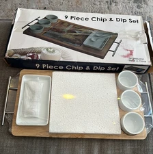 9 Piece Chip And Dip Set 