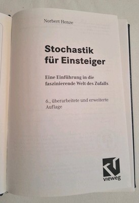 Henze, Norbert - Stochastik für Einsteiger Buch