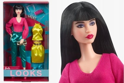 Barbie Signature Looks Doll #19 (HJV85) - Collectible Fashion Doll HJX28