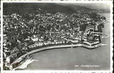 Neuchatel NE Neuchatel vue d avion