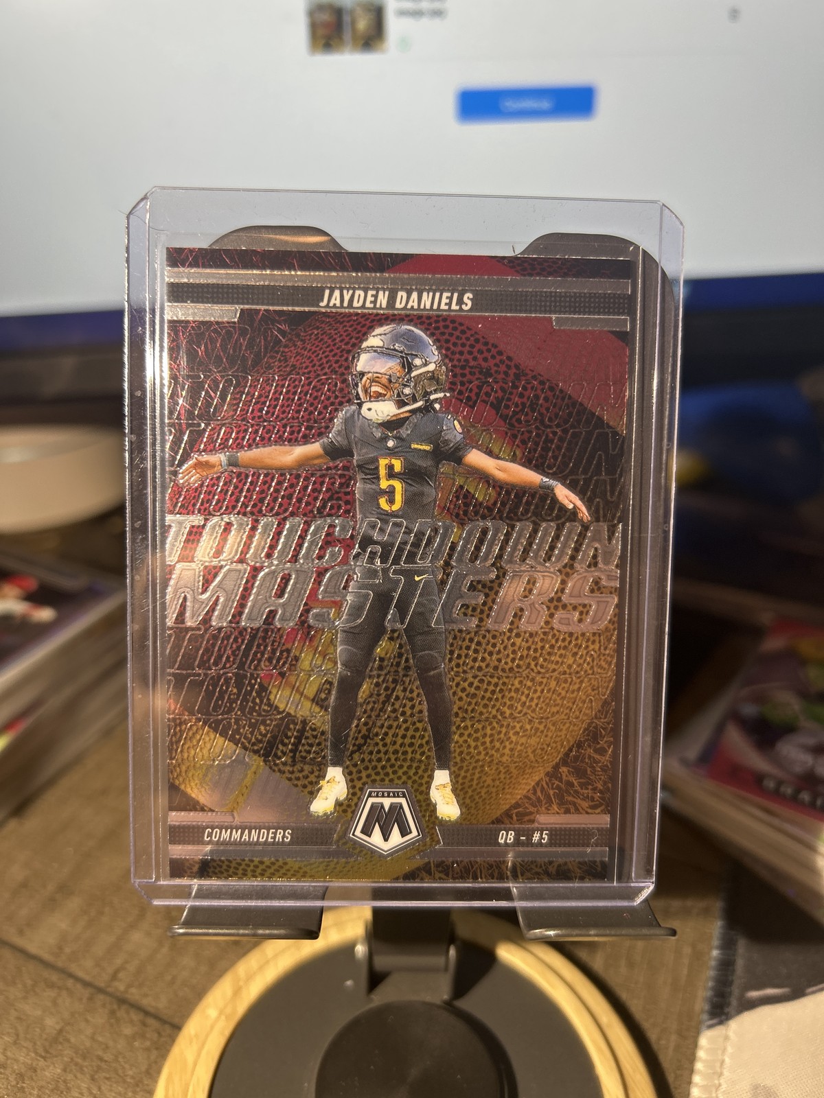 2025 Panini Mosaic #7 Jayden Daniels Touchdown Masters Mosaic