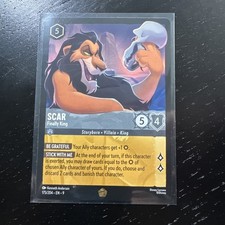 Scar - Finally King #239 Prices | Lorcana Fabled | Lorcana Cards