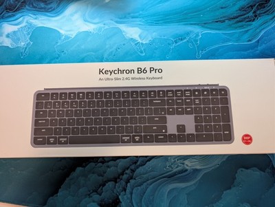 Keychron B6 Pro - Ultra-Slim 2.4G Wireless Keyboard (B6P-K1-DE)