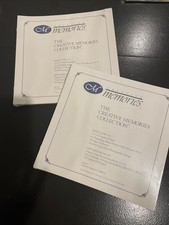 2 New Sets 15 ea of Creative Memories White Refill Pages 12 x 12 RCM - 12S