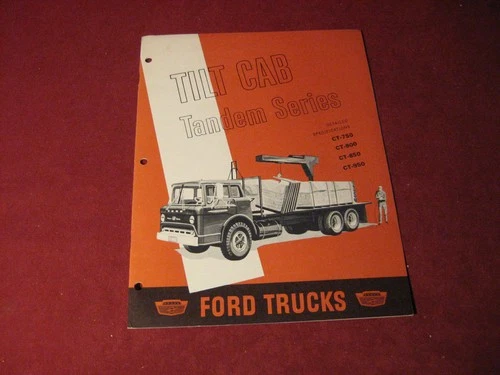 1962 Ford CT Truck Rig Semi Sales Brochure Booklet Catalog Old Original