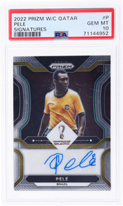 Pele 2022 Prizm World Cup #S-P Signatures Price Guide Pele 2022 Prizm World Cup #S-P Signatures Price Guide