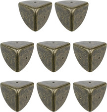 T Tulead 1.6"X1.6"X1.6" Angle Brackets Bronze Metal Corner Brackets Furniture Co