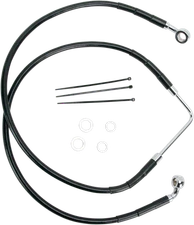 Drag Specialties Standard Length Front Stainless Steel Brake Line Kit 1741-2574