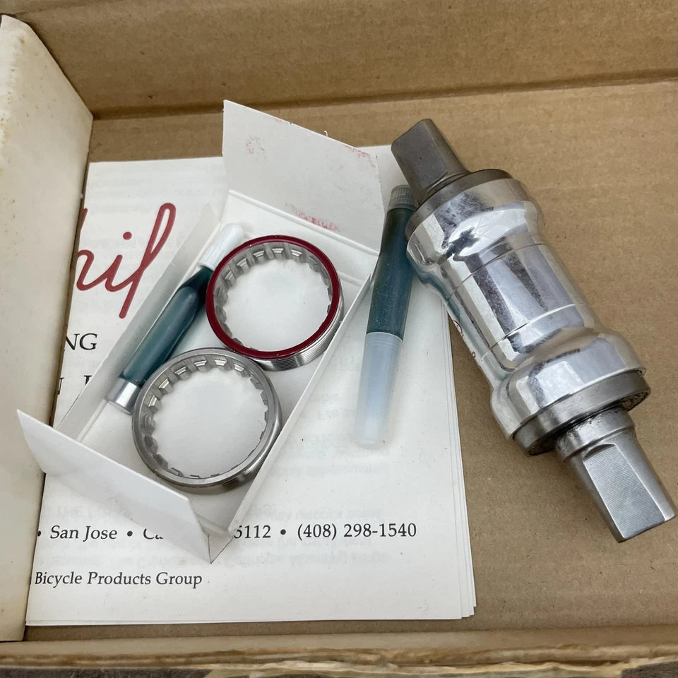 Phil Wood Bottom Bracket 108mm Square Taper Stainless Spindle 1.37x24T British - Image 3 of 4