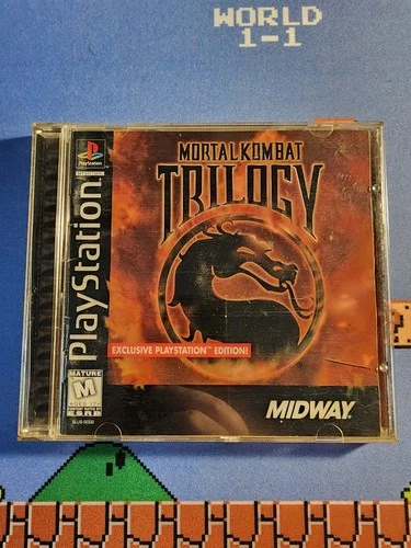 Mortal Kombat Trilogy PS1 PlayStation 1 Complete CIB Black Label VG