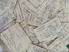 1930’s Vintage Handwritten RX Prescriptions for  Ephemera or   junk journal 