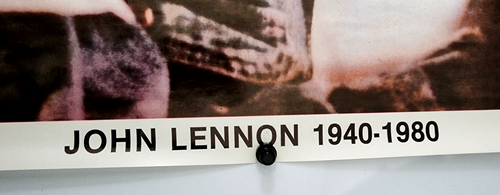 John Lennon Memorial Vintage Poster 1980 Beatles People For Peace 23x35 - Bild 8 von 10
