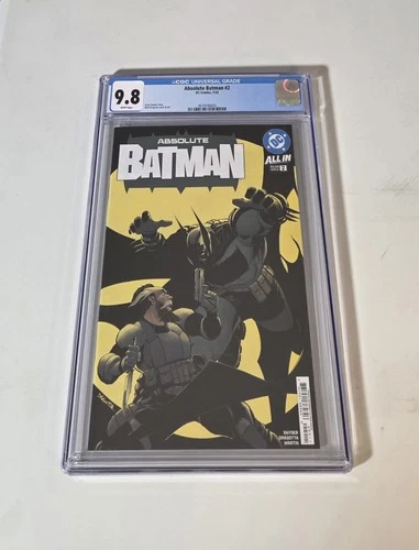 🔥 Absolute Batman #2 CGC 9.8 Graded Cover A 1st Print Nick Dragotta Cover 🔥