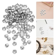  100 Pcs Hammer Rivets Gold Studs for Clothing DIY Leathercraft Punk Spot