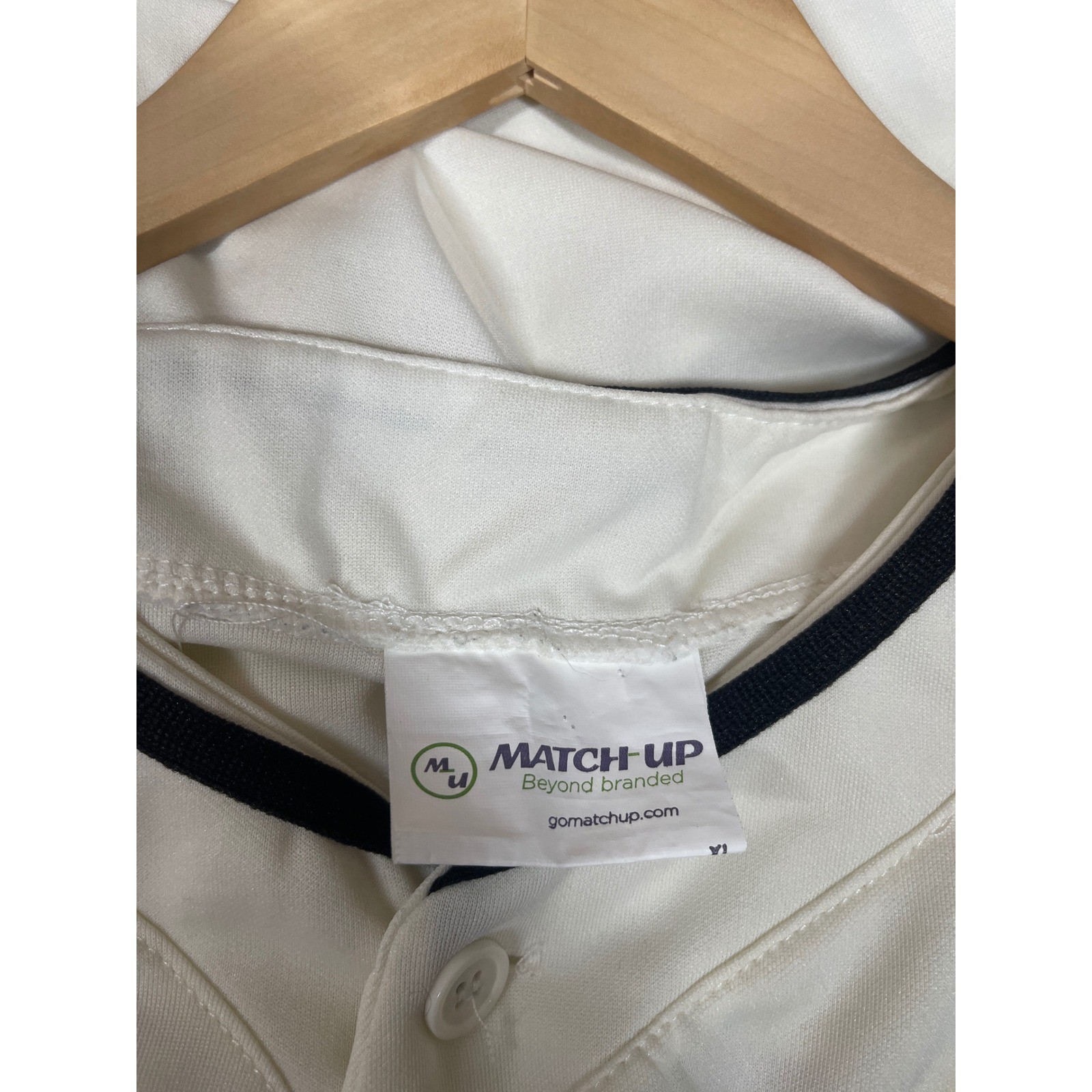 Match-Up Baseball Jersey Chicago Cubs Cream Black Trim Mens XL