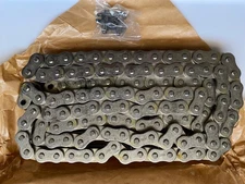 EK 530 DRZ NON O-RING DRAG RACE CHAIN CHROME 120 LINKS w/RIVET LINK