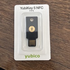 Yubico  YubiKey 5 NFC Fips Two Factor Authentication USB and NFC Security Key