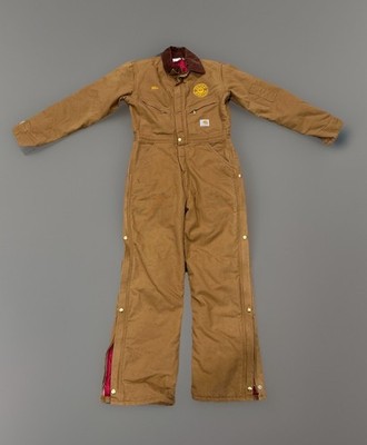 Carhartt Quilt-Lined Duck Coveralls Jumpsuit Insulated Men's Sz 36