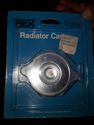 #ad REX Vintage Radiator Pressure Cap A7VP New Old Stock 1948 1977 $7.49