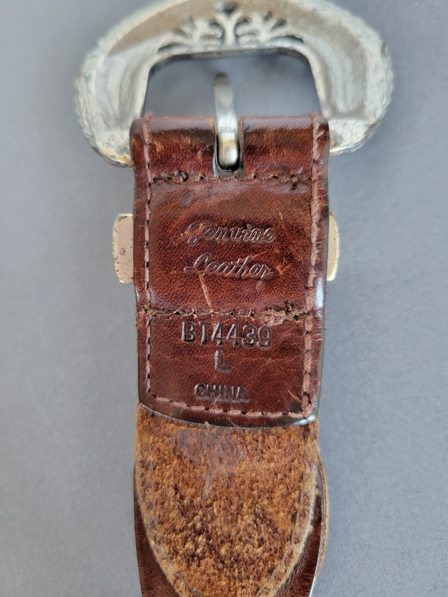 Fossil Brown Genuine Leather Belt Women display picture 1