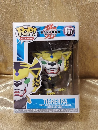 Tigrerra #967 Bakugan Funko Pop! Animation Tiger Cat Animal Anime New With Box