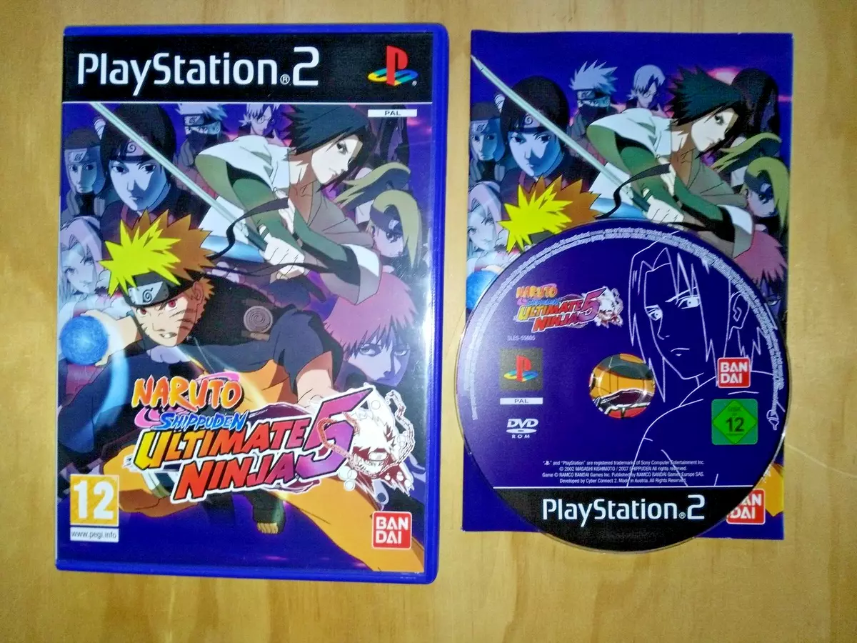 Naruto Shippuden: Ultimate Ninja 5 (PlayStation 2, DVD-ROM)