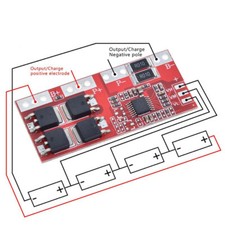 4S 30A High Current Li-ion Lithium Battery 18650 Charger Protection Board