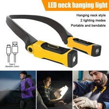 WORK READING BOOK NECK LIGHT LED RECHARGEABLE WORKSHOP MECHANIC NECKLIGHT
