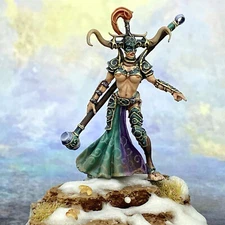 Painted ~ Virae Queen of the Fiannas, Rackham Confrontation by Matt Verzani