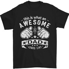 This is What an Awesome Dad Looks Like Mens T-Shirt 100 Cotton