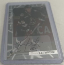 2000-01 Be-A-Player Signature Series Hockey Trevor Letowski Coyotes Autograph