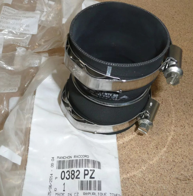Tuyau d'air anti-fissure résistant pour moteur Citroën Peugeot 1.6