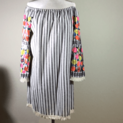 Philosophy Dress Linen Blend Tunic Dress Boho Peasant Embroidered Sleeves Size M | eBay Philosophy Dress Linen Blend Tunic Dress Boho Peasant Embroidered Sleeves Size M | eBay