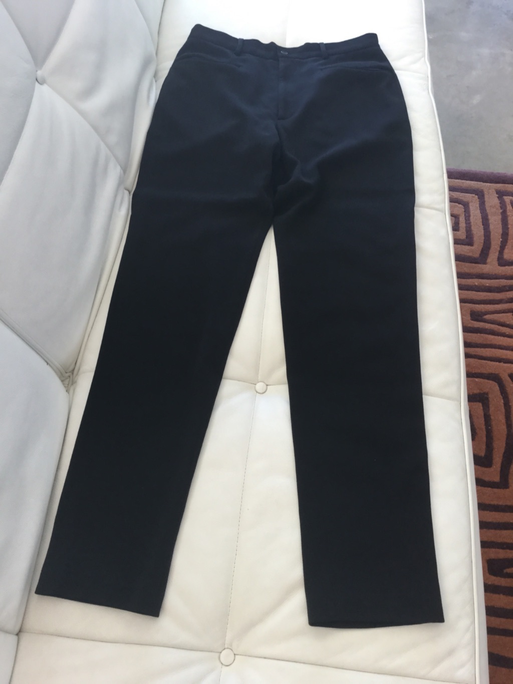 Dolce and Gabbana Men's slim fit,flat front Wool Pants, 34 inches, black eBay