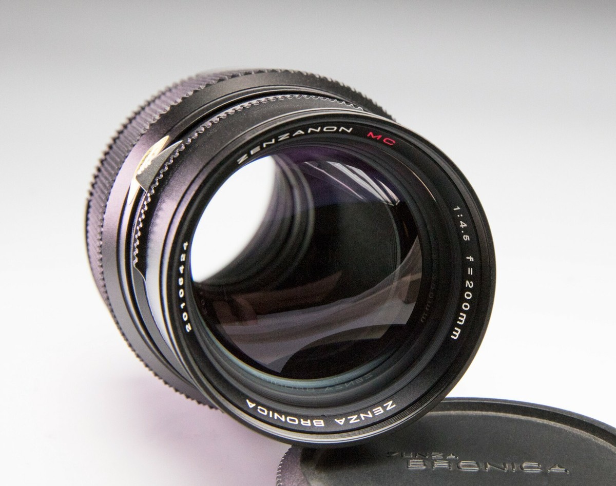 ゼンザブロニカ ZENZANON MC 200mm F4.5 ETR Bronica ETR Zenzanon MC 200mm F4.5 for ETR Cameras Excellent