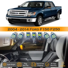 13 x Ultra White LED Lights Interior Package Kit For 2004 - 2014 Ford F150 F250