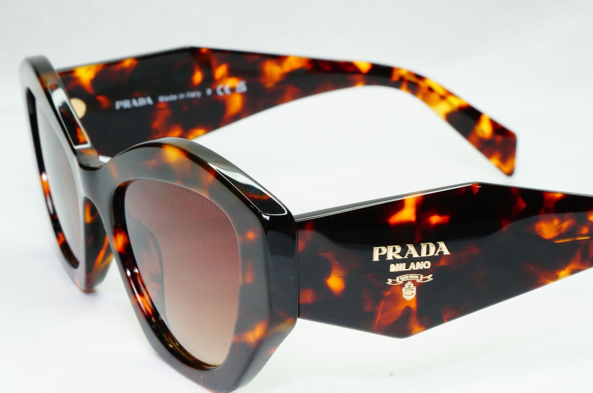 Prada Sunglasses Symbole Honey Havana Brown Gradient PR07YS  display picture 3