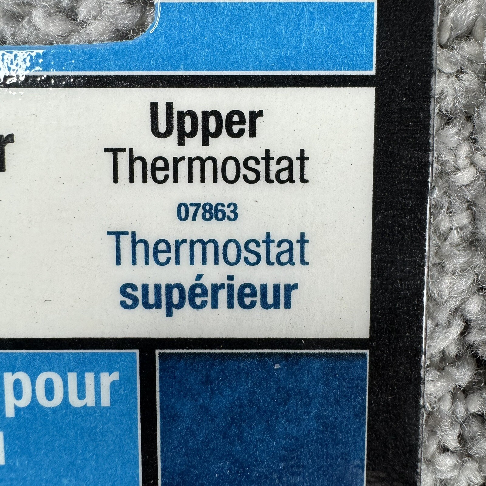 Camco Water Heater Upper Thermostat Apcom Style #07863 NEW Sealed