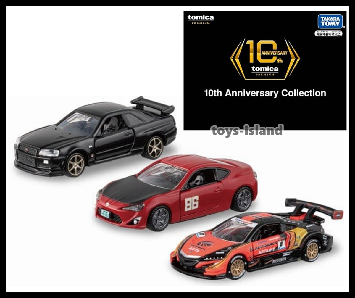 TAKARA TOMY 10th Anniversary MiniCars 4台 TAKARA TOMY 10th Anniversary MiniCars 4台 TAKARA TOMY 10th