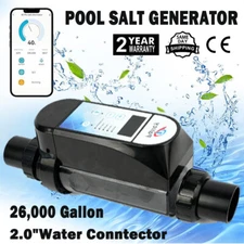 Salt Chlorine Generator Inground Above Ground Pool Salt Water System for 26K gal