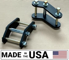 [SR] 1" Front OR Rear Boomerang Lift Shackles fits 1987-1995 Jeep Wrangler YJ