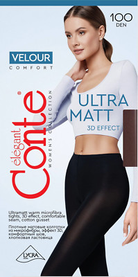 Conte Velour 100 Den - Microfibra Opaque Women's Tights (18С-69СП)
