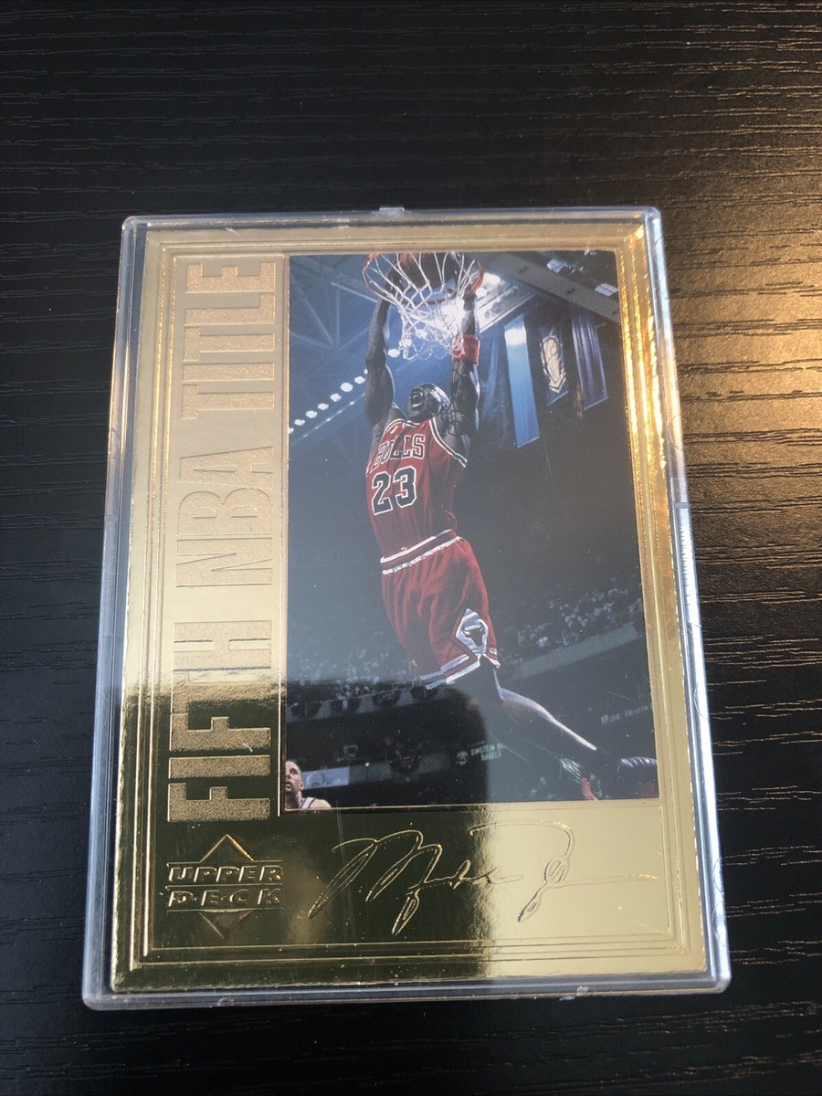 Michael Jordan PREMIUM 金箔サインカード 1994-95 Topps Embossed Michael Jordan Gold Idols Parallel
