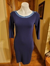 TOMMY HILFIGER NAVY BLUE  DRESS SIZE Small