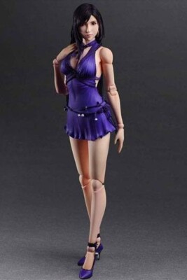 Final Fantasy VII Remake Play Arts Kai Action Figure Tifa Lockhart Dress Ver. 25