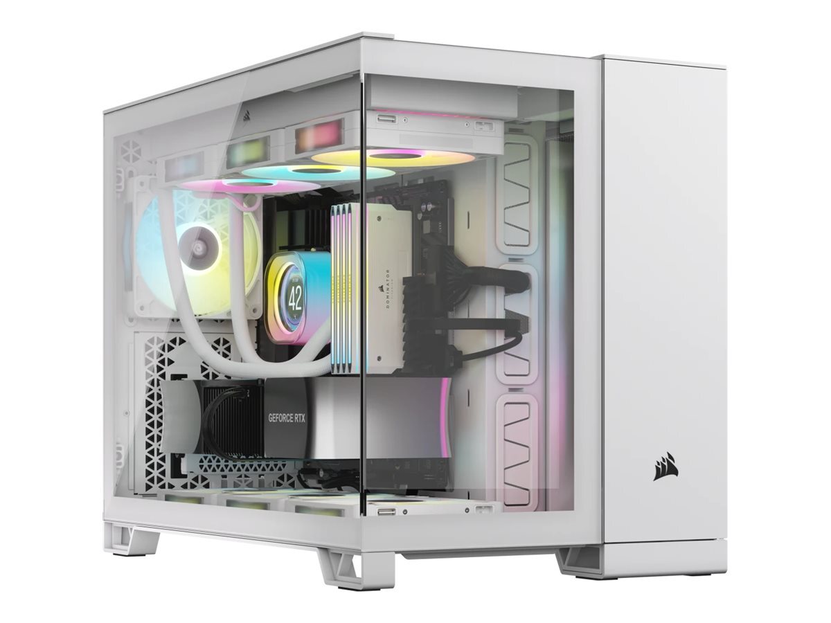 Corsair Geh Micro-ATX 2500X LINK Tempered Glass White CC-9011268-WW