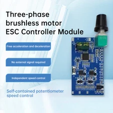 3-Phase Brushless Motor ESC Speed Controller Module W/ Hall DC12-24V 10A STC32G