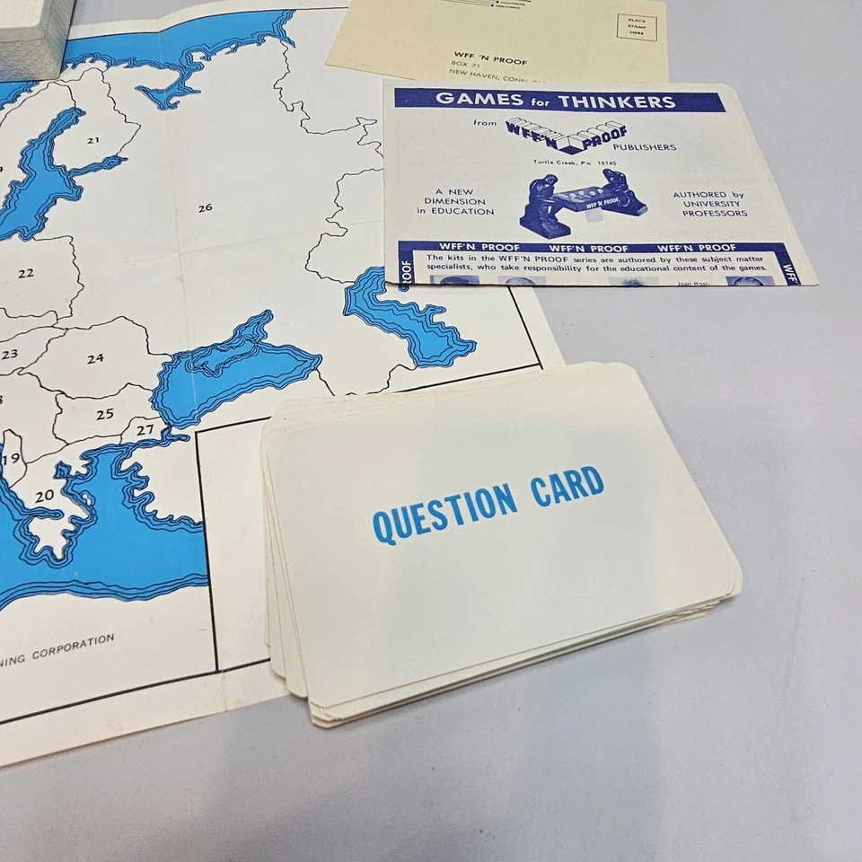 1967 Vintage  Nations of Europe Game, A Nova Academic Game COMPLETE with box. - Image 4 of 4